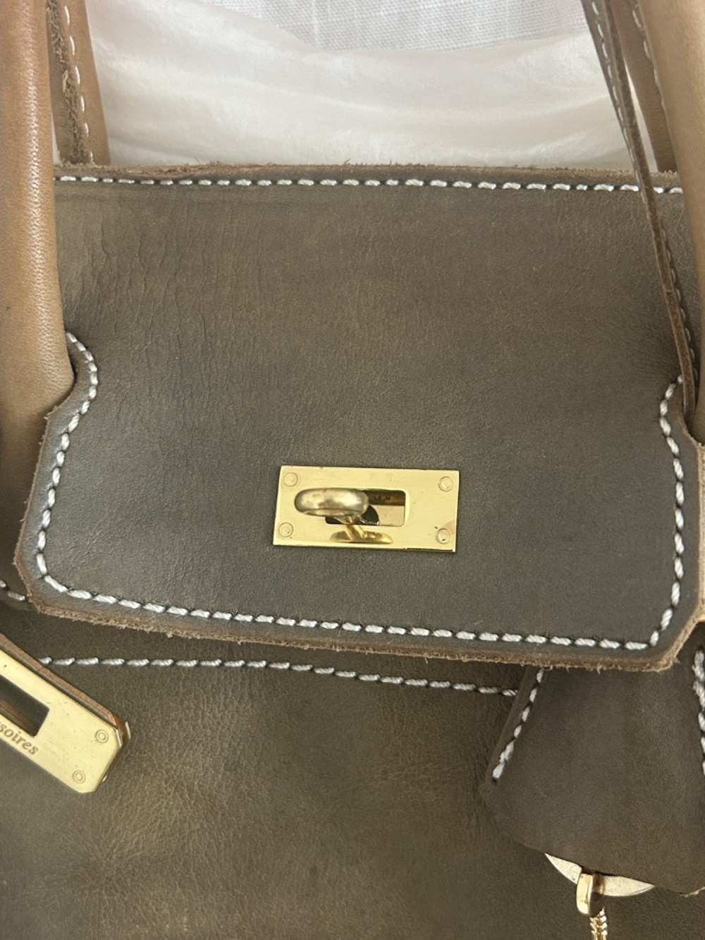 Vintage Y2K Japanese Brand Flap Bag aka "Firkin" - Picture 3 of 7